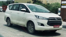 Toyota Innova Crysta CNG Prototype Spotted Whilst Testing Once Again