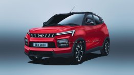 Next-Gen Mahindra KUV100 Rendered, Could It Be the XUV100?