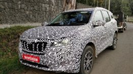 Next-Gen Mahindra XUV500 Mercedes-Like Interior Screens Spied in Action!