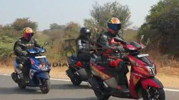 TVS NTorq Iron Man, Black Panther, Captain America Seen In One Frame