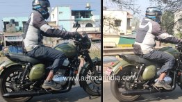 Facelifted Jawa Forty Two with alloy wheels & blacked-out theme spied