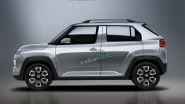 Hyundai AX1 - Brand's Smallest SUV And Upcoming Tata HBX Rival Rendered