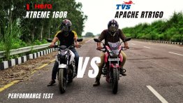 Hero Xtreme 160R vs TVS Apache RTR 160 - Top-End Performance Test