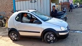 Modified Tata Indica Now Sports Only 2 Doors – Here’s How