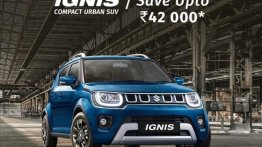 Maruti Suzuki Ignis Available With Benefits Of Up To INR 42,000 For March 2021