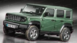 Jeep's Suzuki Jimny-sized e-SUV Rendered