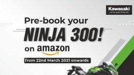 Kawasaki Ninja 300 Online Pre-Booking via Amazon Goes Live