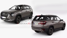 Hyundai Alcazar (Tata Safari/MG Hector Plus-Rival) Leaks Ahead of Debut