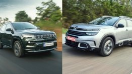 Citroen C5 Aircross vs Jeep Compass - Price and Spec Comparison