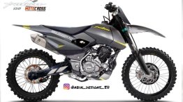 This Bajaj Pulsar 150 Looks Like a Serious Hero Xpulse 200 Rival - Render