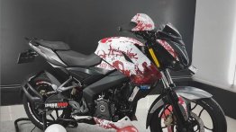 Bajaj Pulsar NS200 Looks Wicked in this Zombie Paint Scheme