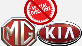 No DISCOUNT on Kia and MG Cars This Month