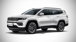 7-Seater Jeep Compass Digitally Imagined  - IAB Rendering