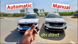 Kia Seltos Diesel - Automatic vs Manual Drag Race