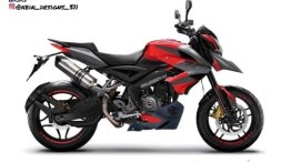 This Bajaj Pulsar NS200 Render is Inspired by Ducati Hypermotard 950