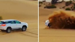 Watch Toyota Fortuner Easily Tame The Desert