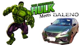 How About a Hulk-Inspired Maruti Baleno? - VIDEO