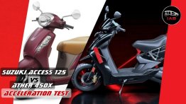 Ather 450X VS Suzuki Access 125- Acceleration Test