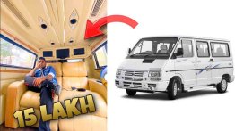 Tata Winger Modified Into A Luxury Van