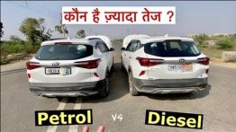 Kia Seltos 1.5L Petrol vs Diesel Drag Race - Can You Guess The Winner?