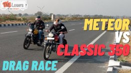 Can Royal Enfield Meteor 350 Beat Classic 350 in Top-End Drag Race?