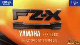 Yamaha FZ-X Exhaust Note Revealed Ahead of Launch - VIDEO