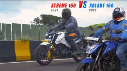 Hero Xtreme 160R vs Honda X-Blade - Acceleration Test - 0-60 & 0-100