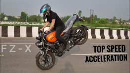 Yamaha FZ-X Top Speed & Acceleration Test [Video]