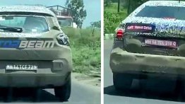 Tata HBX Micro SUV & Volkswagen Virtus Spied Testing Together - VIDEO