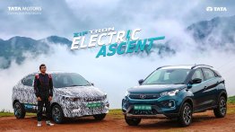 Tata Nexon EV & New Tata Tigor EV Showed Side-by-Side in Teaser Video