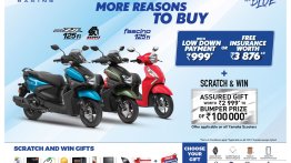 Yamaha Ray ZR & Fascino 125 Scooters Festive Offers Announced