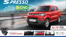 Maruti S-Presso CNG Variant Now on Sale