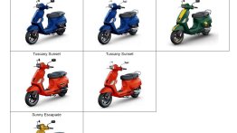 Vespa Introduces Four New Vibrant Colours of Vespa SXL