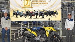 Suzuki V-Strom SX - 7 Millionth Unit To Roll Off From Gurgaon Plant