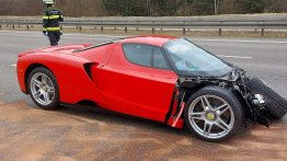 Autobahn Accidents: Rare Ferrari Enzo Crashes, Sustains Heavy Damage