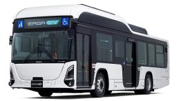 Isuzu Unveils Japan’s First BEV Flat-Floor Bus: ERGA EV