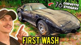 Abandoned 1976 Corvette Stingray Shines Again After 15 Years