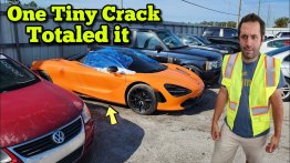 Why This $300K McLaren 720S is Sitting in Salvage Yard in Florida