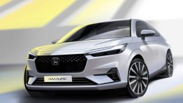 Next-Gen Honda Amaze Sketches Revealed: Compact Sedan with Honda City-Inspired Design