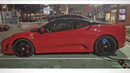 Ferrari F430 Parked in EV Charging Bay Sparks Online Debate