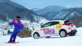 Toyota GR Yaris Takes on a Ski Slope in a Tribute to Classic Japanese Cinema