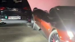 $4 Million Pagani Huayra Roadster Bumps into Parked VW Golf