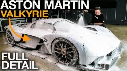 Washing a $4M Aston Martin Valkyrie Is Not for the Faint of Heart