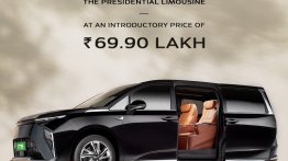 MG Launches its Flagship Luxurious Electric Limousine in India