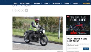 Triumph working on a new Scrambler - Spied