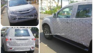 Isuzu MU-X spied in India for the first time