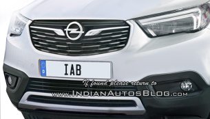 Opel Crossland X full front-end rendered