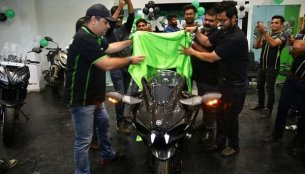 Kawasaki Ninja H2 Carbon delivered to customer in Ahmedabad