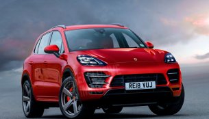 2018 Porsche Cayenne rendered