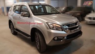 Isuzu MU-X spotted in India again ahead of its launch next month